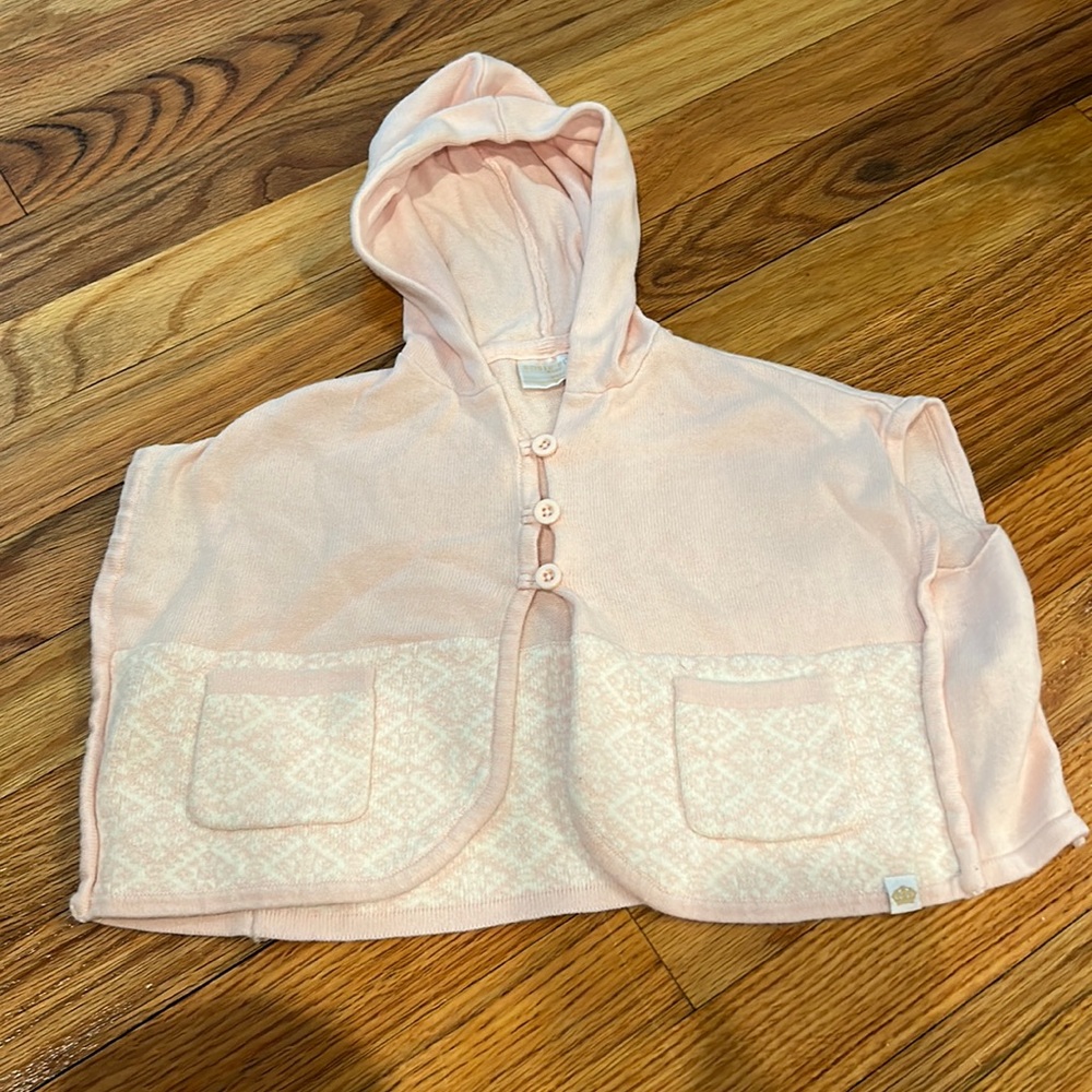 Rosie Pope baby poncho 12m